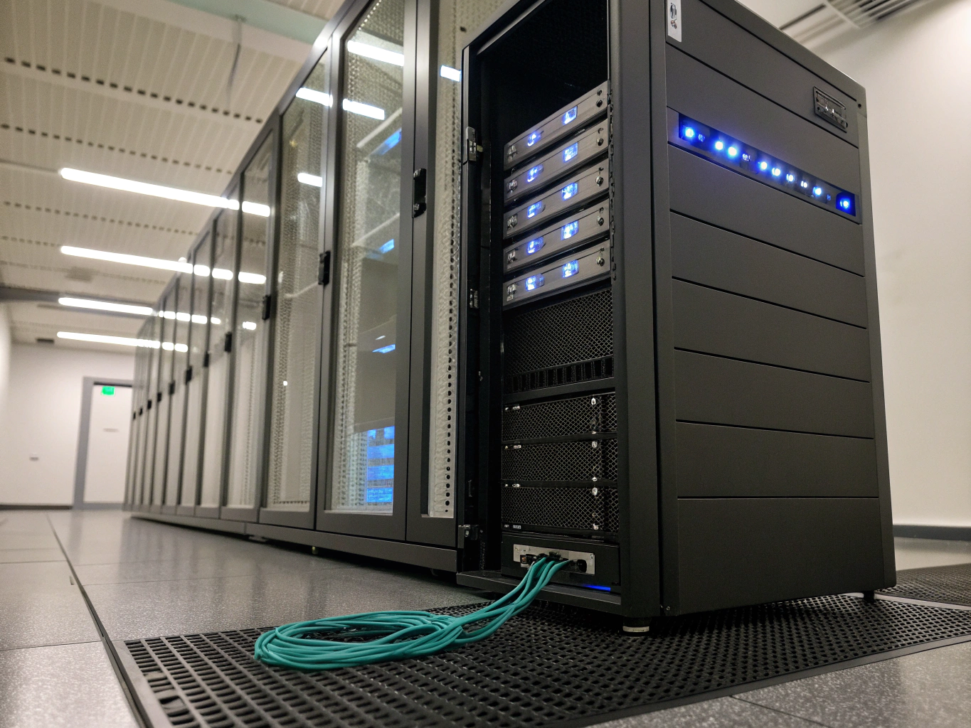 Server array and digital network visualization
